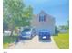 Charming home features a well-maintained lawn, two-car garage and mature tree providing shade at 3207 Geary Trl, Raleigh, NC 27610