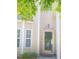 Close-up of the home's front entry, showcasing the front door and surrounding architectural details at 3207 Geary Trl, Raleigh, NC 27610