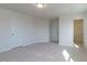 An empty bedroom with carpet at 417 Hipwood Dr, Zebulon, NC 27597