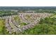 Community of homes with manicured lawns and winding streets at 542 Spaulding St, Burlington, NC 27215