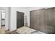 Bedroom featuring a built-in Murphy bed, and a closet, maximizing space and functionality at 5550 Mountain Trl, Snow Camp, NC 27349