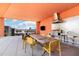 Enjoy outdoor cooking with a stainless grill, sink, television, and dining area on the rooftop terrace at 600 S Duke St # 24, Durham, NC 27701