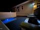 Private backyard featuring a relaxing hot tub and outdoor grill space that provides both comfort and entertainment at 6553 Vintage Ridge Ln, Fuquay Varina, NC 27526