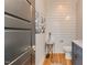 Elegant powder room features a modern vanity, stylish mirror and decor at 104 Crosby Ln, Sanford, NC 27330