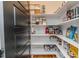 Walk-in pantry with ample shelving, ideal for storage and organization at 104 Crosby Ln, Sanford, NC 27330