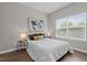 Bright bedroom with hardwood floors and natural light offers a tranquil retreat at 107 Covington Dr, Chapel Hill, NC 27514
