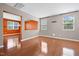 Bright and airy living room featuring hardwood floors and neutral paint at 109 Citrine Ct, Durham, NC 27703