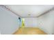 Bedroom with decorative wallpaper provides access to an ensuite bathroom at 1116 Little Creek Rd, Durham, NC 27713