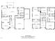 View of both first and second floor plans with layout of living spaces, bedrooms, and amenities at 1324 Sandybrook Ln, Wake Forest, NC 27587