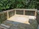 A wooden outdoor deck providing an ideal spot for outdoor enjoyment at 137 Wintermist Dr, Cary, NC 27513