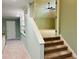 Second floor entrance with built-in shelving to large room at 1512 Cumberland Rd, Chapel Hill, NC 27514