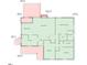 Detailed floor plan showcasing the layout of the home's rooms and dimensions at 1536 Maybrook Dr, Raleigh, NC 27610