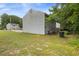 Spacious backyard featuring a lawn, providing ample room for outdoor activities and relaxation at 1824 Vintage Rd, Raleigh, NC 27610