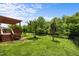 Backyard and deck in a fenced in yard at 2067 Glenkirk Dr, Burlington, NC 27215