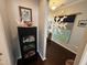 Hallway with a storage cabinet and view leading to another room at 2535 Kinglass Dr, Fuquay Varina, NC 27526