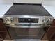 Close up of electric range showcasing modern style at 309 Wyatts Pond Lane, Cary, NC 27513