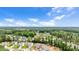 Stunning aerial view of the neighborhood showcasing lush greenery, well-maintained homes, and vibrant community at 31 Pascoli Ct, Clayton, NC 27527