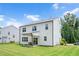 Backyard with a well maintained lawn and covered patio at 31 Pascoli Ct, Clayton, NC 27527
