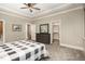 Large main bedroom with ensuite bath and walk-in closet at 40 Yellowstone Ct, Youngsville, NC 27596
