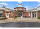 Attractive brick clubhouse with a prominent cupola and well-maintained landscaping at 4120 Overcup Oak Ln, Cary, NC 27519