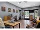 Bright office with desk space, charming decor, and an exterior entrance at 4924 Stoneyoak Ln, Raleigh, NC 27610