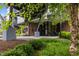 Cozy outdoor seating with views of the green surroundings at 515 N Churton St # 203, Hillsborough, NC 27278
