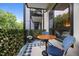 Stylish patio with cozy seating and views at 515 N Churton St # 203, Hillsborough, NC 27278