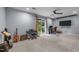 Large flex room featuring a home office and entertainment space with lots of light at 5321 Cambridgeshire Loop, Cary, NC 27519