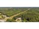 Extensive grounds of this property include multiple buildings surrounded by a dense forest landscape at 5820 Wake Forest Hwy, Durham, NC 27703