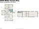 Combined floor plans shows the layout of both the main house and additional areas like the garage and patios at 5820 Wake Forest Hwy, Durham, NC 27703