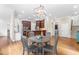 Kitchen offers plenty of counterspace and stainless steel appliances in an open floor plan at 6005 Carlyle Dr, Raleigh, NC 27614