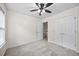 Bedroom with neutral carpet and open closet at 618 Durwood Dr, Raleigh, NC 27603