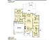 Floor plan of home featuring the kitchen, great room, bedrooms, bathrooms, garage, patio and deck layouts at 6332 River Rd, Fuquay Varina, NC 27526