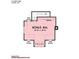 Floor plan showing the bonus room with attic access on the second level of the home at 6332 River Rd, Fuquay Varina, NC 27526