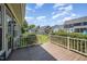 Inviting back deck perfect for outdoor entertaining and relaxing with yard views at 104 Goldleaf Ct, Angier, NC 27501