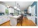 Beautiful kitchen with a large island, stainless appliances, and plenty of countertop space at 104 Goldleaf Ct, Angier, NC 27501