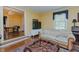 Spacious living area featuring hardwood floors and stylish furniture at 1110 Edgewood Ave, Burlington, NC 27215
