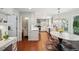 Spacious kitchen with an eat-in area and modern appliances at 1218 Chimney Hill Dr, Apex, NC 27502