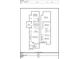 Detailed floor plan outlining the layout of the home, including bedrooms, kitchen, living spaces, and outdoor areas at 1314 S East St, Raleigh, NC 27601