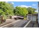 Spacious wooden deck with outdoor furniture, perfect for entertaining at 1314 S East St, Raleigh, NC 27601