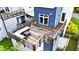 Inviting rooftop deck with comfortable seating, offering a private outdoor space with views of the neighborhood at 1314 S East St, Raleigh, NC 27601