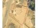 Aerial view of property showcasing lot dimensions and surrounding neighborhood at 417 Downing Glen Dr, Morrisville, NC 27560