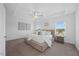 Spacious bedroom with tray ceilings, natural light, and neutral decor at 4508 Valley Crest Ln, Fuquay Varina, NC 27526