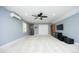 Finished basement area with recessed lighting, neutral paint, and carpet at 4601 Basilica Dr, Holly Springs, NC 27540