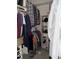 Organized closet featuring clothes hanging and shelving at 535 Hillcrest Dr, Garner, NC 27529