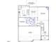 Layout of first floor plan that includes a kitchen, dining room, Gathering room, and a guest bedroom at 60 Black Walnut Dr # 198, Garner, NC 27529