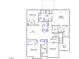 Detailed second floor plan featuring four bedrooms, including primary bedroom with walk-in closet, and three baths at 60 Black Walnut Dr # 198, Garner, NC 27529