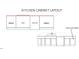 Cabinetry layout, including a trash can cabinet and island, offers functional kitchen design at 744 Parc Townes Dr # 34, Wendell, NC 27591