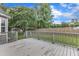 Back deck overlooking backyard and shed at 8121 Bentwood Pl, Raleigh, NC 27615