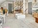 Spacious bonus room with unique design elements and ample room for play and relaxation at 817 Mossy Oak Dr, Fuquay Varina, NC 27526